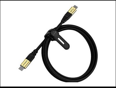 Otterbox USB-C till USB-C premium, 1,8m svart